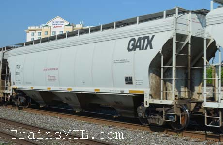 Car/wagon CGLX2358 right side / coté droit